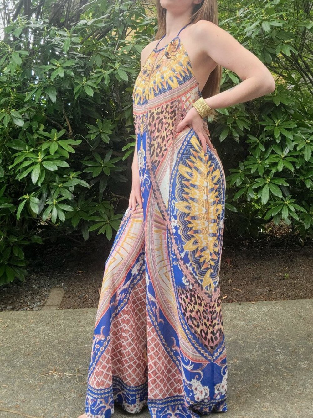 Sun-Goddess Maxi Dress
